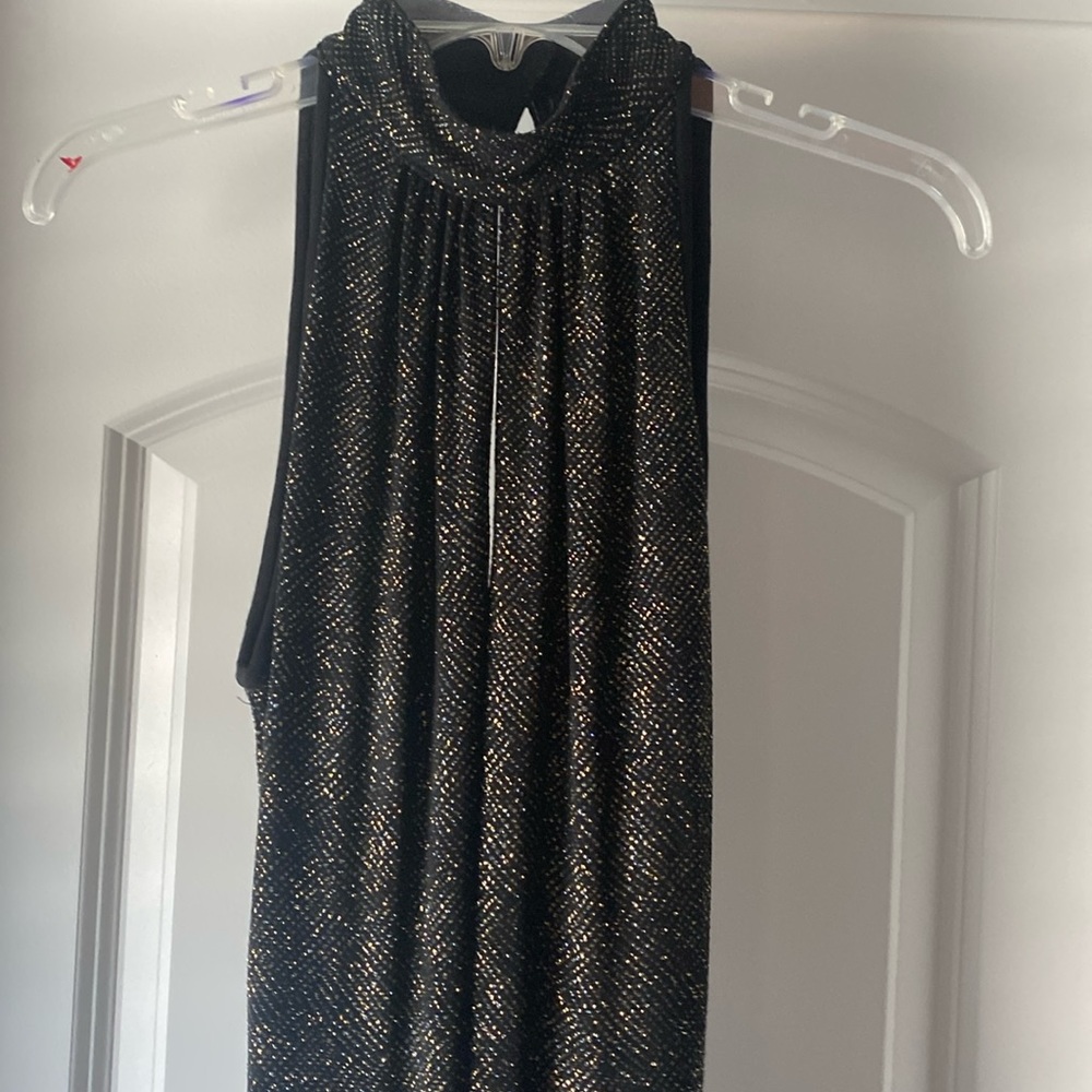 Black and gold evening gown. Size 2 from Cache